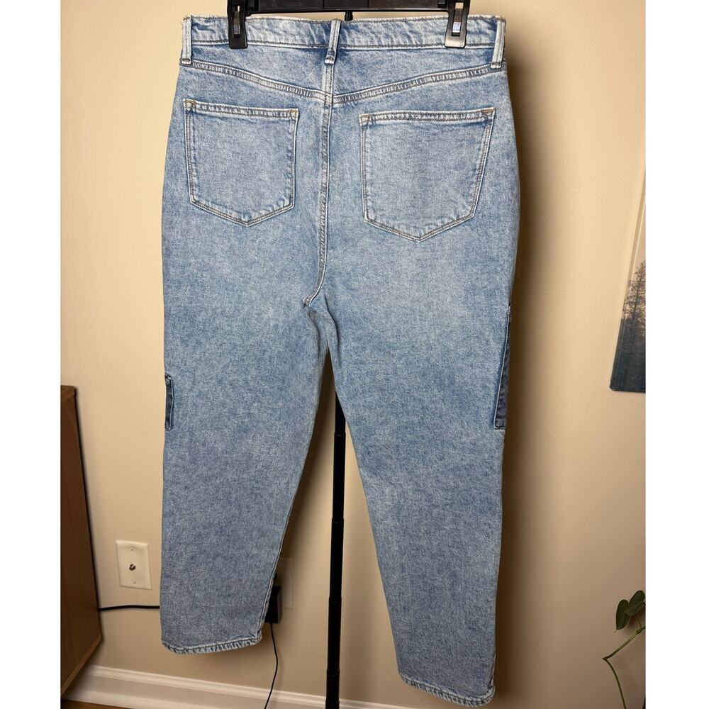 Boyfriend Patchwork Jeans Size 10 - Picture 2 of 5
